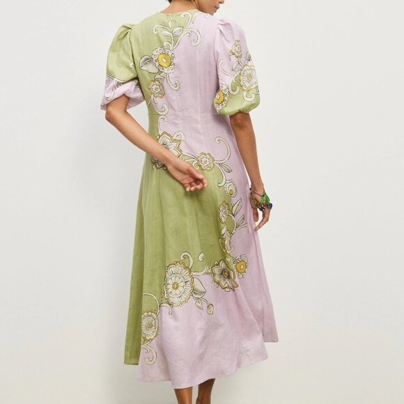 Alémais Sora Midi Dress US Size 10 Australian Size 14 - Picture 5 of 12